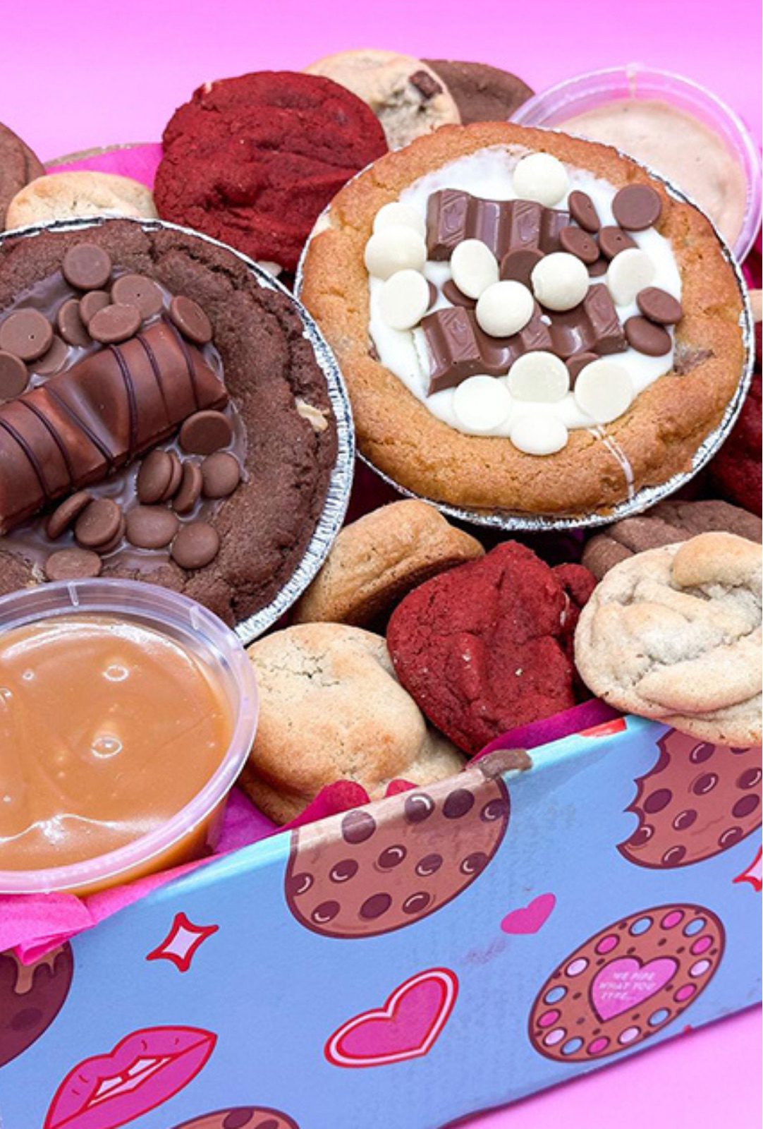 Ooh & Aah Cookies loaded cookie pies gift box